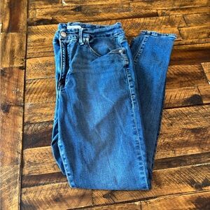 Good American Blue Straight Leg Jeans